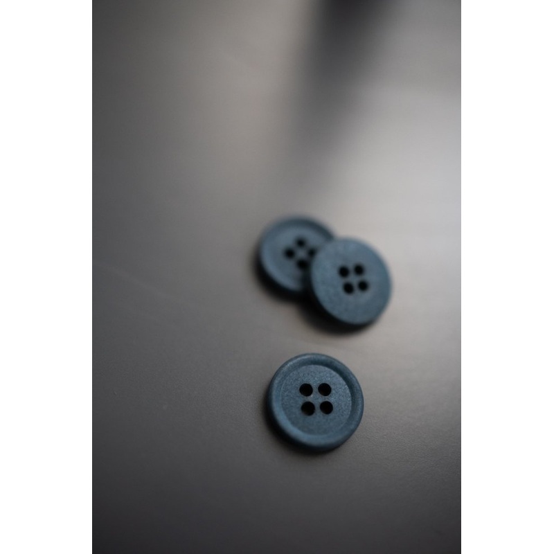 Merchant & Mills Cotton Buttons -Mid Teal 15mm