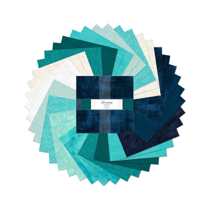 SERENITY 10 Karat Gems 10-Inch Precuts by Wilmington Prints