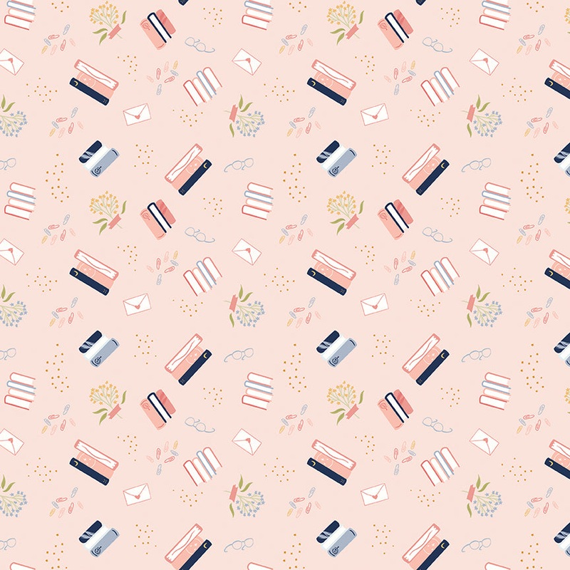 Between the Pages: BOOKISH LIFE BALLERINA Fabric (1/2 yd)