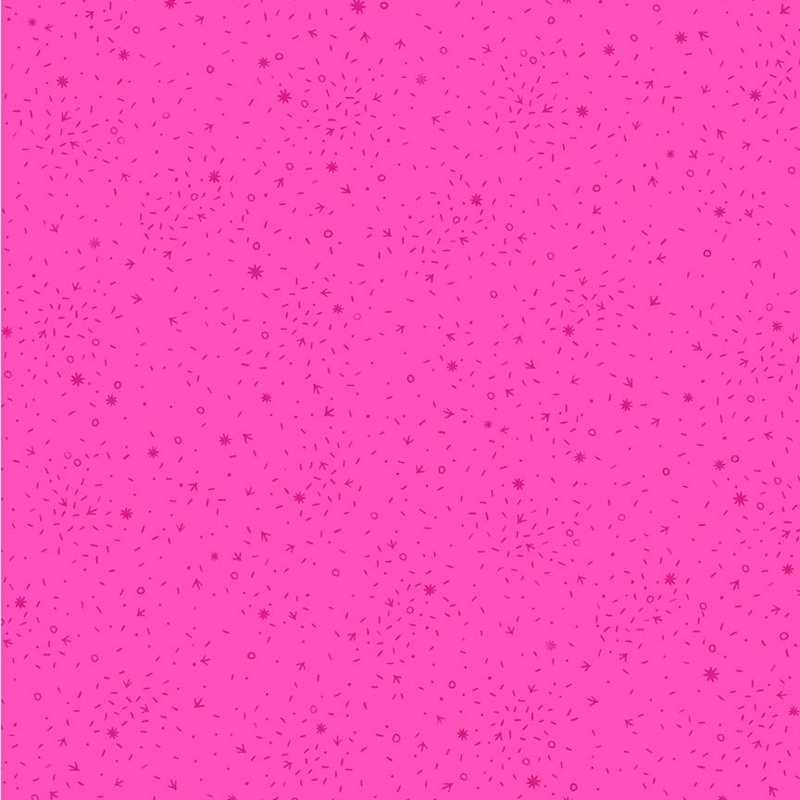 Chicken Scratch: FUCHSIA Fabric by Charisma Horton (1/2 yd)