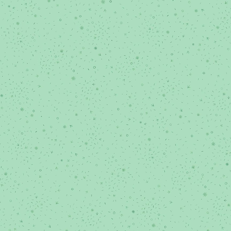 Chicken Scratch: MINT Fabric by Charisma Horton (1/2 yd)