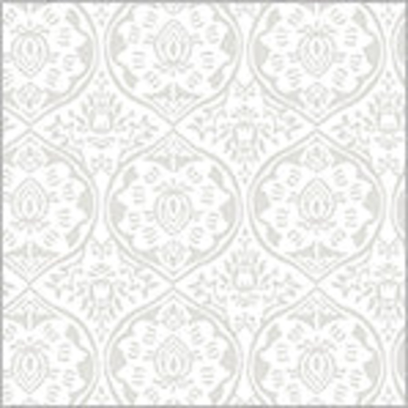 Icing: DAMASK White-on-White Fabric by Windham Fabrics (1/2 yd.)