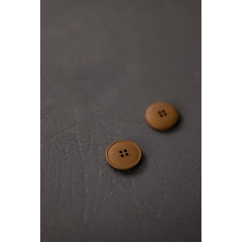 Merchant & Mills Buttons - Stanley Tan Hemp Buttons 20mm