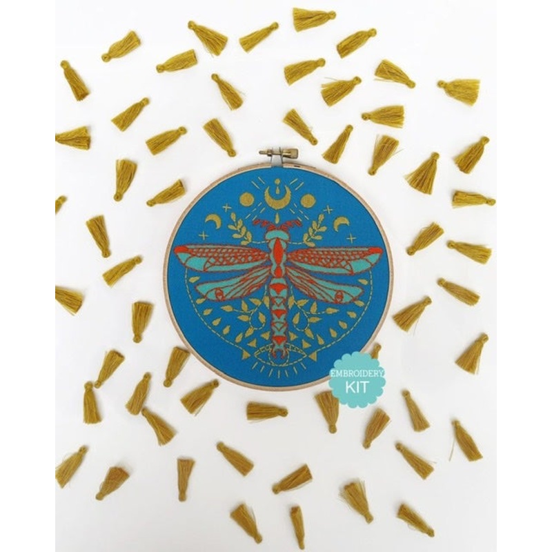 Mystic Dragonfly Embroidery Kit