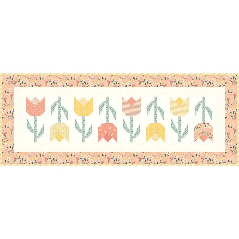 TULIP FESTIVAL Table Runner Pattern by Sandy Gervais