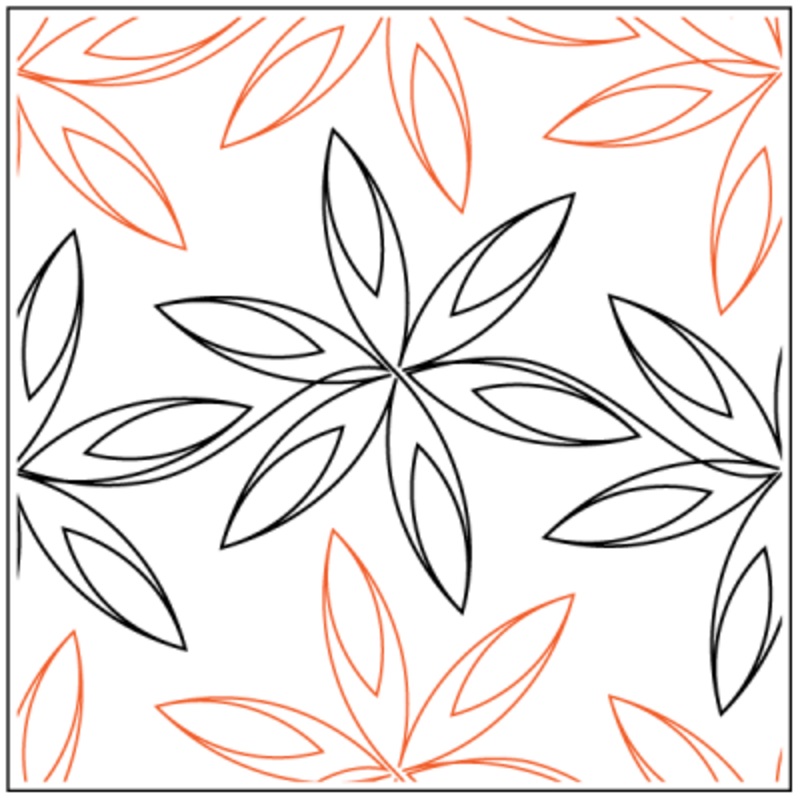 German Star Flower - 9 Paper Pantograph