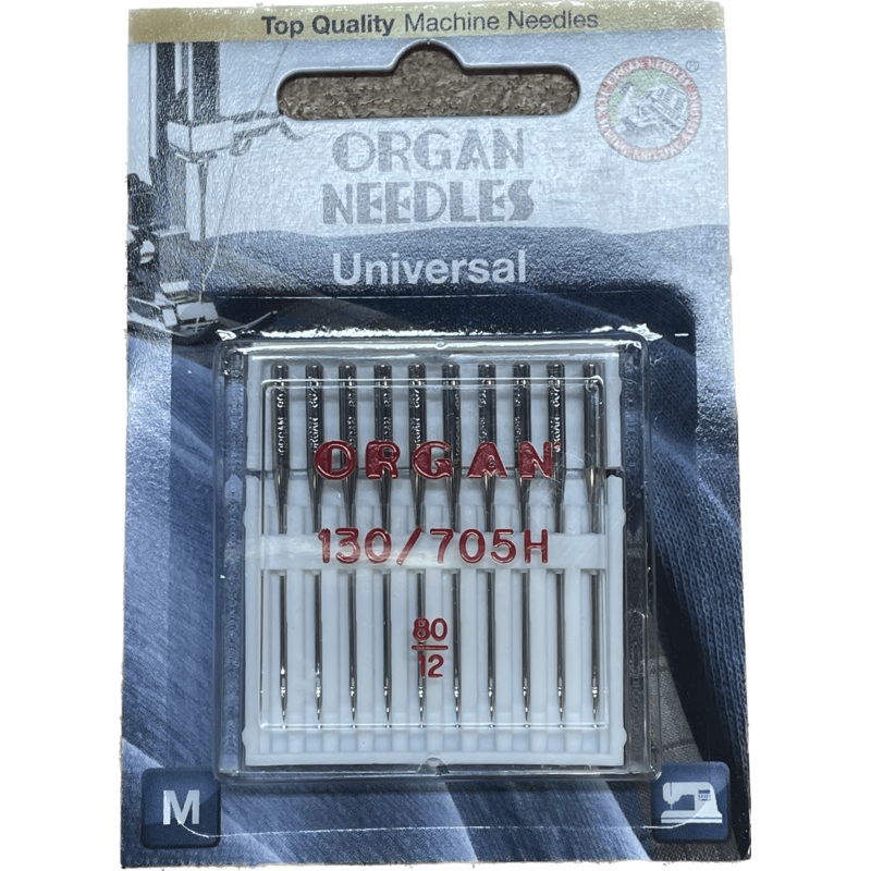 Organ Needles Universal Size 80/12 10 Pack