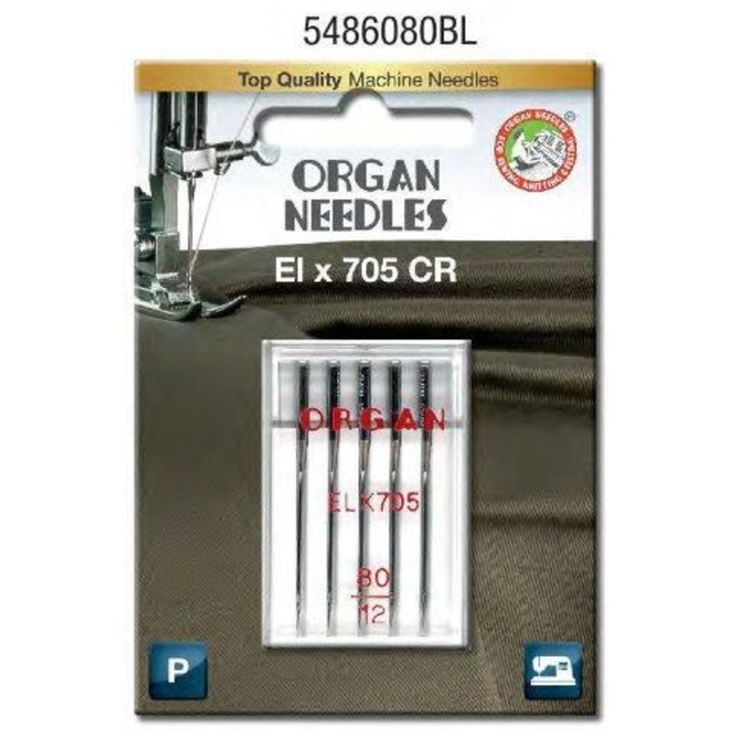 Organ Overlock EL x 705 CR 5 Pk (80/12)