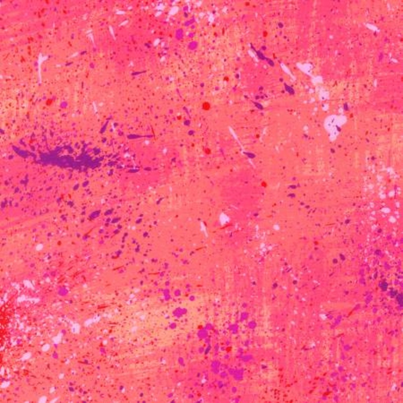 Splatter Coral 108 Cotton (WELDX21619143)  Sold in UNITS of  metre