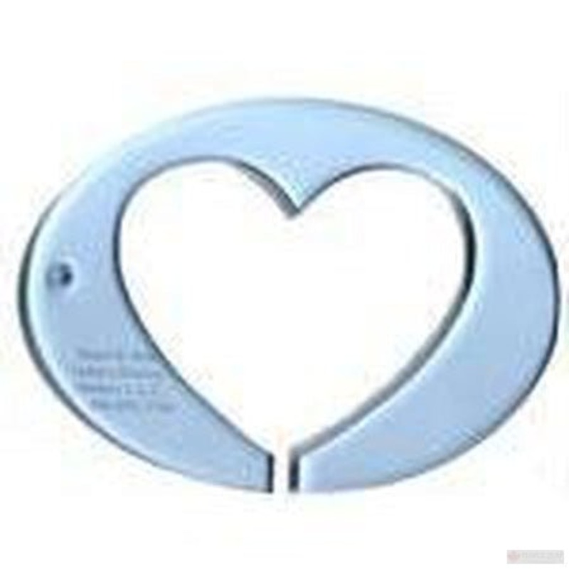 Template 3 Heart in 5 3/4 Oval Ruler by Linda V. Taylor