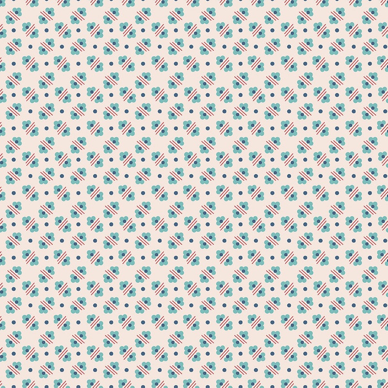 Americana: HARRIET LATTE Fabric (1/2 yd) by Lori Holt
