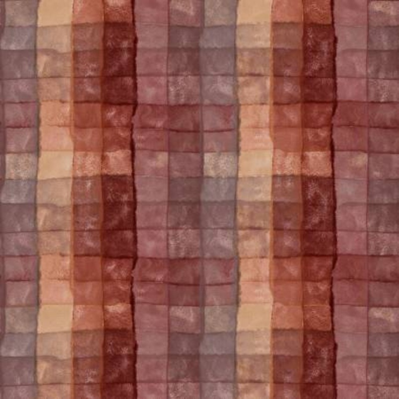 Brown Pixels Plaid 108 Cotton (PIXE5208-Z)  Sold in UNITS of  metre