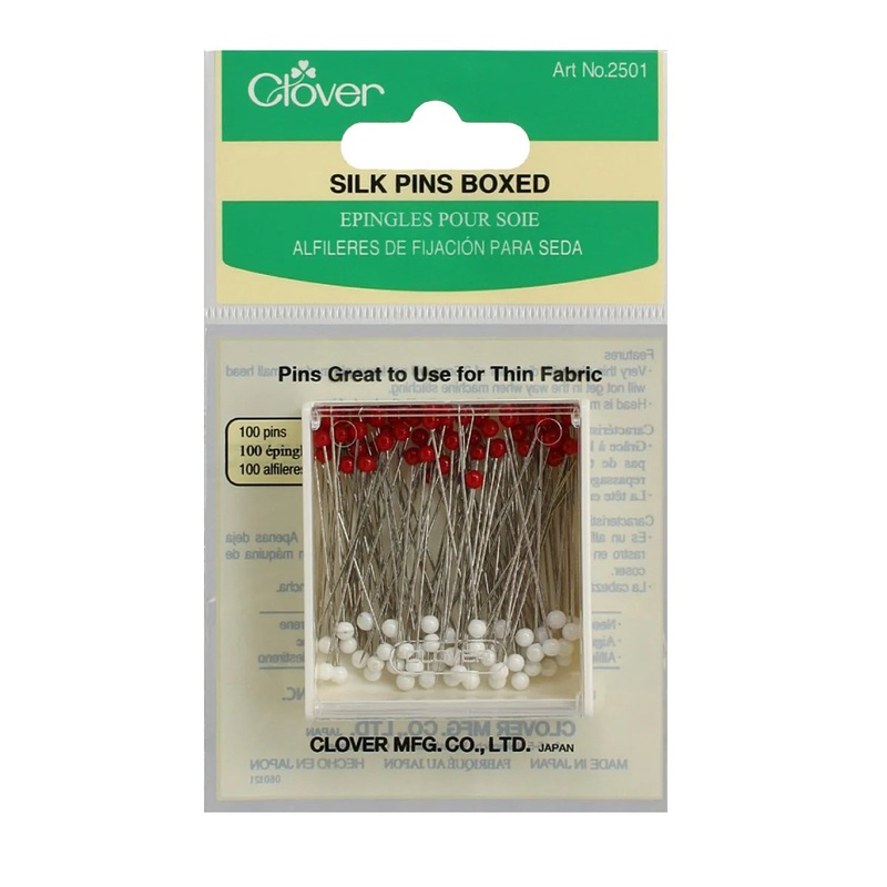 Clover Silk Pins Boxed (100 ea.)