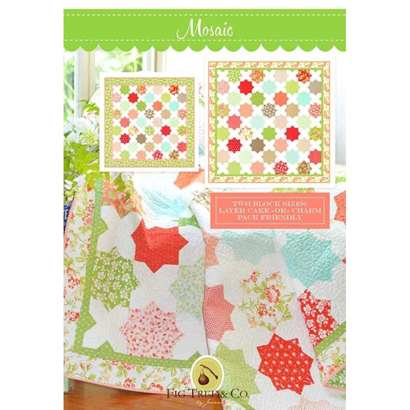 MOSAIC Quilt Pattern by Fig Tree Quilts