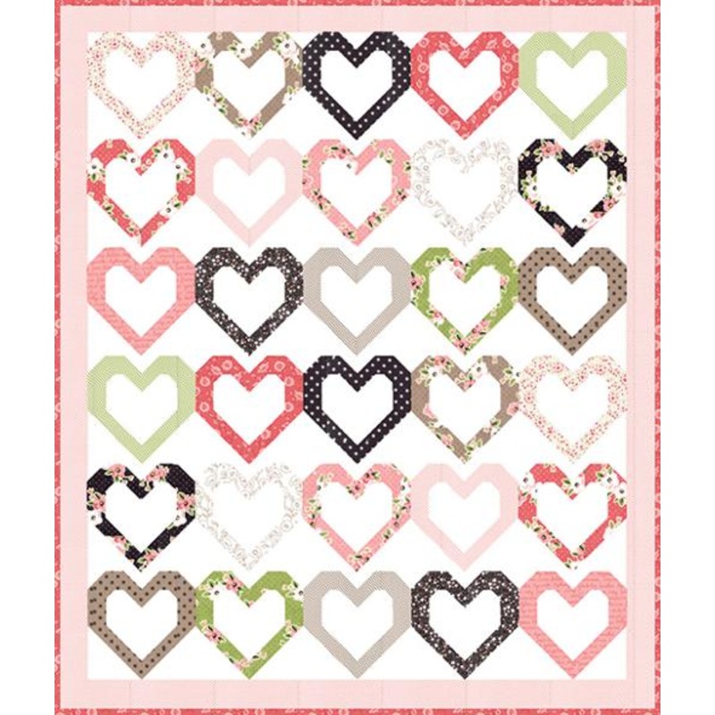 OPEN HEART Quilt Pattern by Lella Boutique