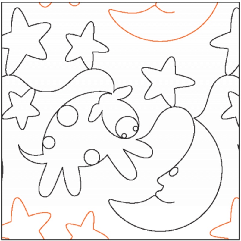 Over The Moon - 10.5 Paper Pantograph