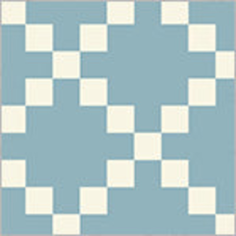 Perfect Points: NINE PATCH BLUE Fabric (1/2 yd.)