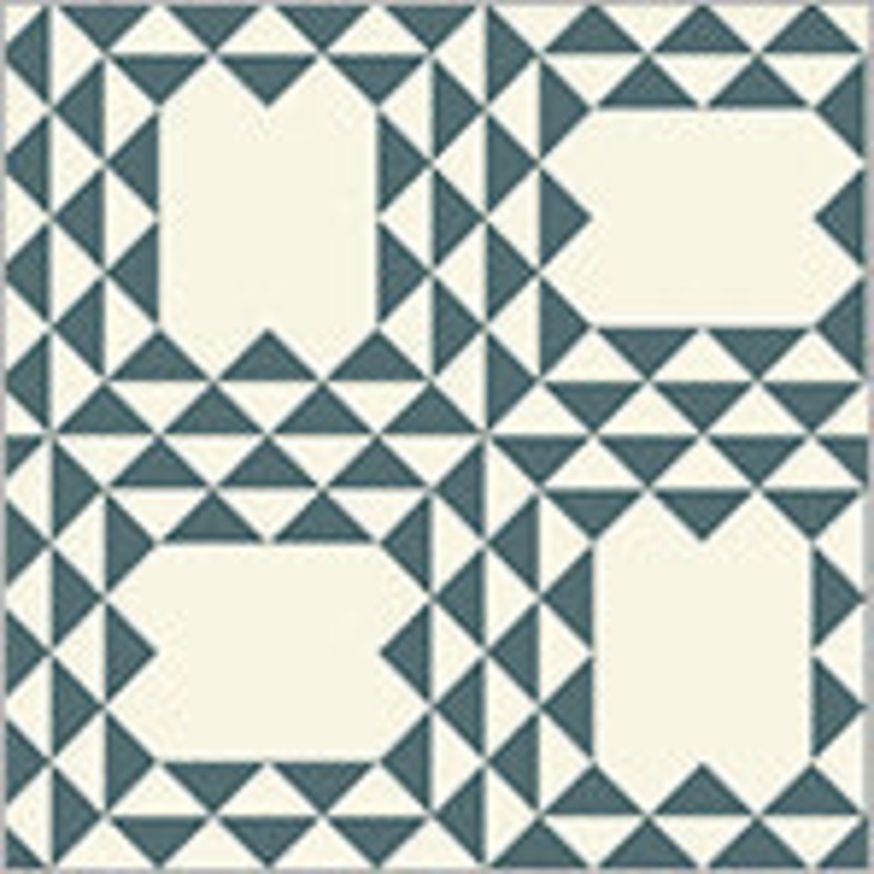 Perfect Points: OCEAN WAVES SLATE Fabric (1/2 yd.)