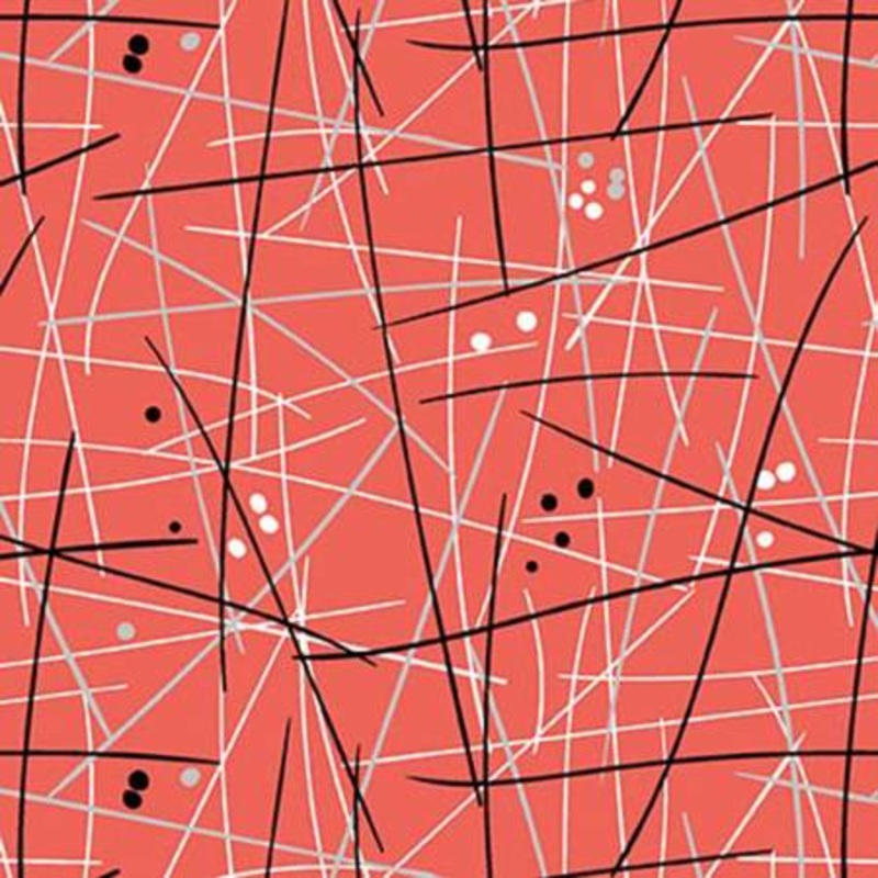 Red Swizzle Stick 108 Cotton (WBX8713-RED)  Sold in UNITS of  metre