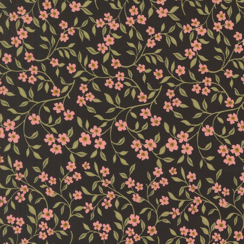 Sagewood: DOGWOOD NIGHT SKY Fabric (1/2 yd)