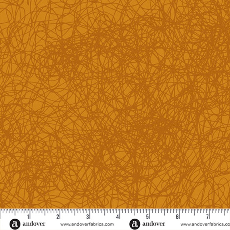 Sun Print Textures: AMBER ENTROPY Fabric (1/2 yd)