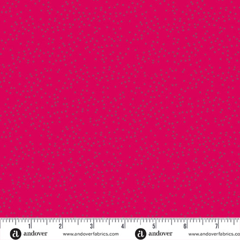 Sun Print Textures: RASPBERRY PEBBLES Fabric (1/2 yd)