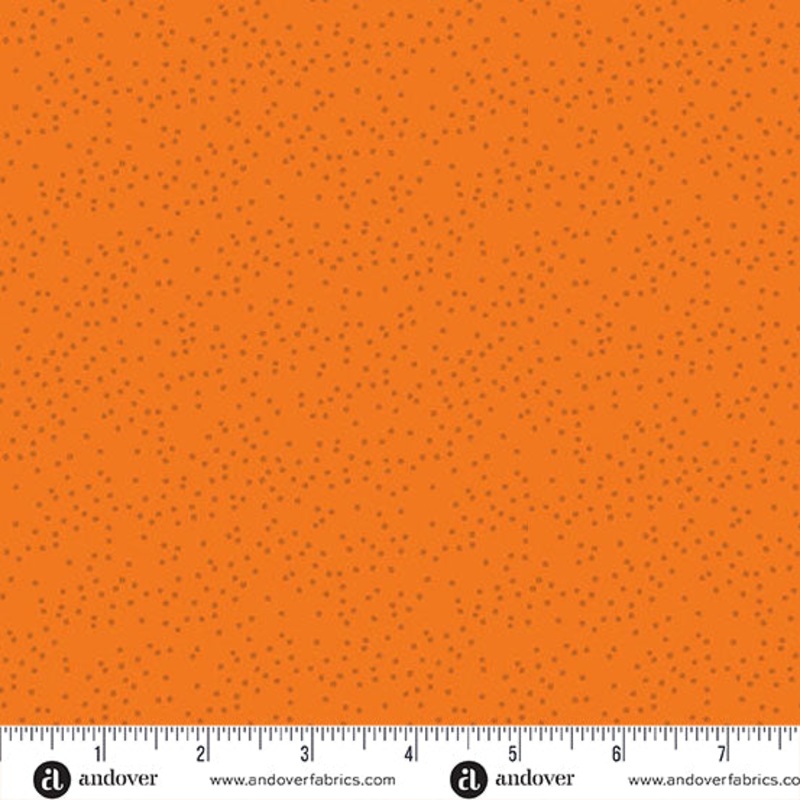 Sun Print Textures: TANGERINE PEBBLES Fabric (1/2 yd)