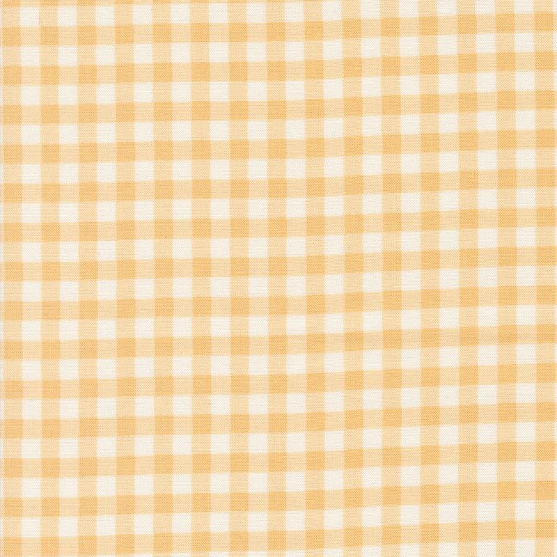 Cottage Charm: ENJOYABLE YELLOW Gingham Checks Fabric (1/2 yd) by My Sew Quilty Life