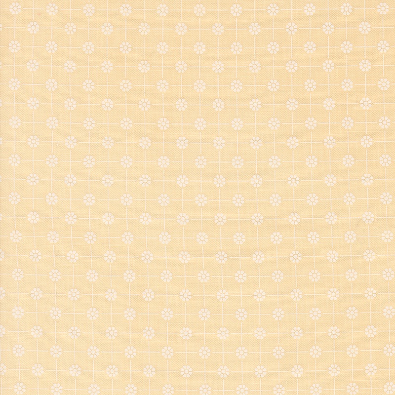 Cottage Charm: ENJOYABLE YELLOW Pixie Dots Fabric (1/2 yd) by My Sew Quilty Life