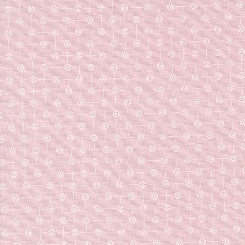 Cottage Charm: FADING ROSE Pixie Dots Fabric (1/2 yd) by My Sew Quilty Life