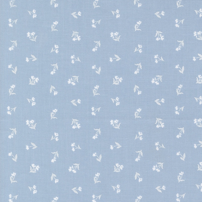 Cottage Charm: GLACIER Tossed Ditsy Fabric (1/2 yd) by My Sew Quilty Life