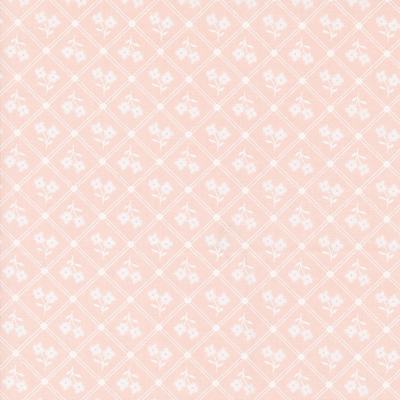 Cottage Charm: KORAL KICKS Window Pane Checks Fabric (1/2 yd) by My Sew Quilty Life