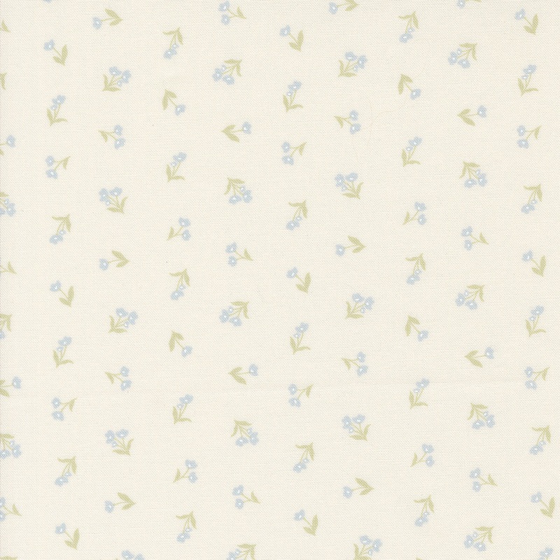 Cottage Charm: Porcelain Tossed Ditsy Fabric (1/2 yd) by My Sew Quilty Life