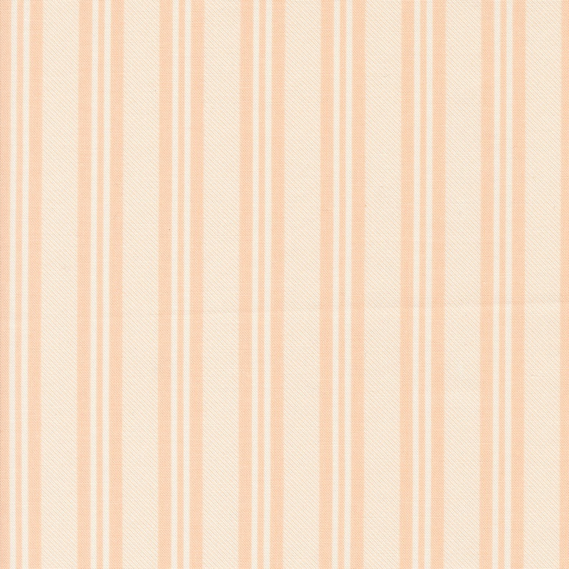 Cottage Charm: WHIPPED PEACH Paneling Stripes Fabric (1/2 yd) by My Sew Quilty Life