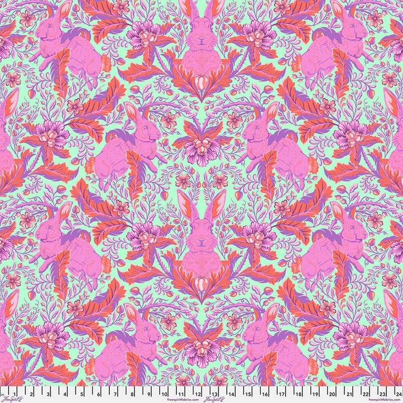 Full Moon Forest II: Blossom HAPPY GO LUCKY Fabric by Tula Pink (1/2 yd)