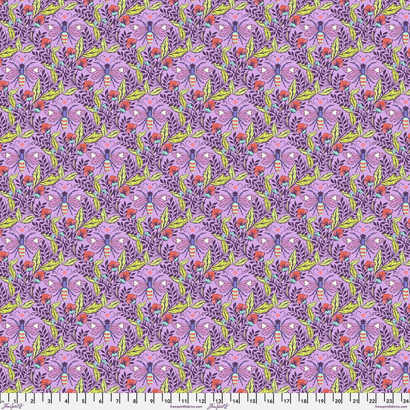 Full Moon Forest II: Blossom SHAKE Your HONEY MAKER Fabric by Tula Pink (1/2 yd)