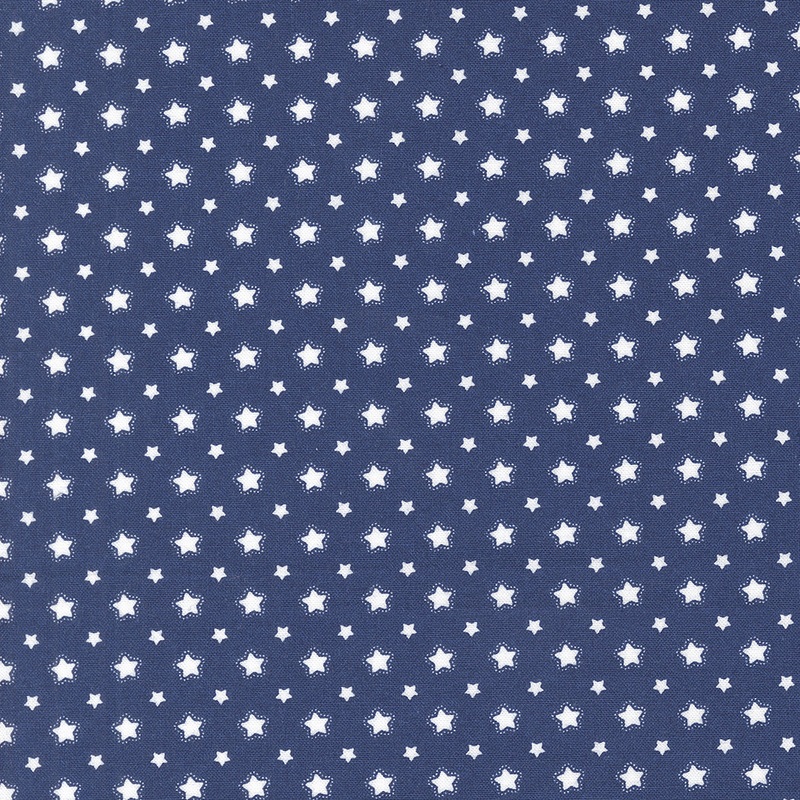 Star Spangled: TWILIGHT FOLK STARS Americana Stars Fabric (1/2 yd)