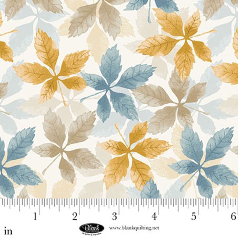 Autumn Vibes: MULTI LEAF TOSS Fabric (1/2 yd)