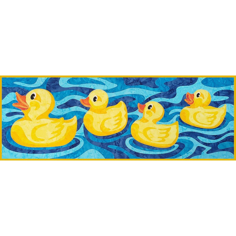 DUCK RACE Applique Wall Hanging Pattern by Amy's Applique