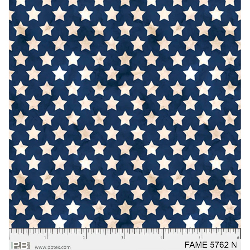 Farmhouse Americana: NAVY SET STARS Fabric (1/2 yd)