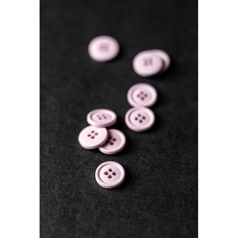 Merchant & Mills Cotton Buttons - Flower Pink 15mm