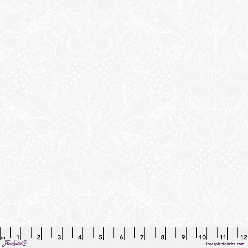 True Colors: GHOST OWL PAPER Fabric by Tula Pink (1/2 yd)