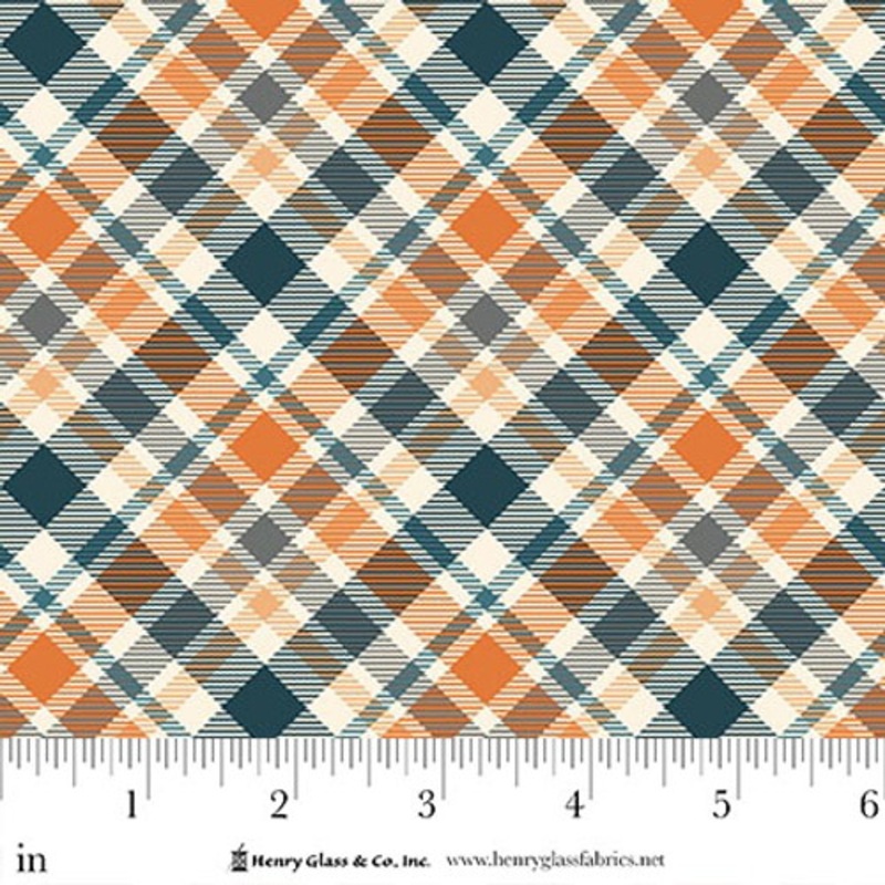 Ghosts in the Graveyard: BIAS PLAID GLOW Multi Fabric (1/2 yd)
