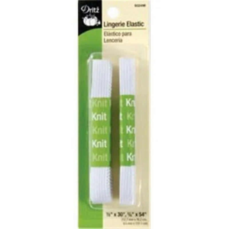 Lingerie Elastic - White: 1/2 and 3/8