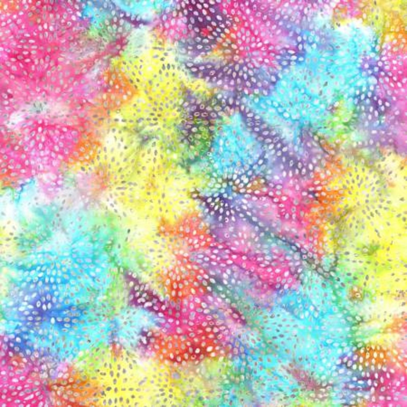 Rainbow Fireworks 106 Batik (BX2739-RAINBOW) - Sold in UNITS of 1/4 Metre