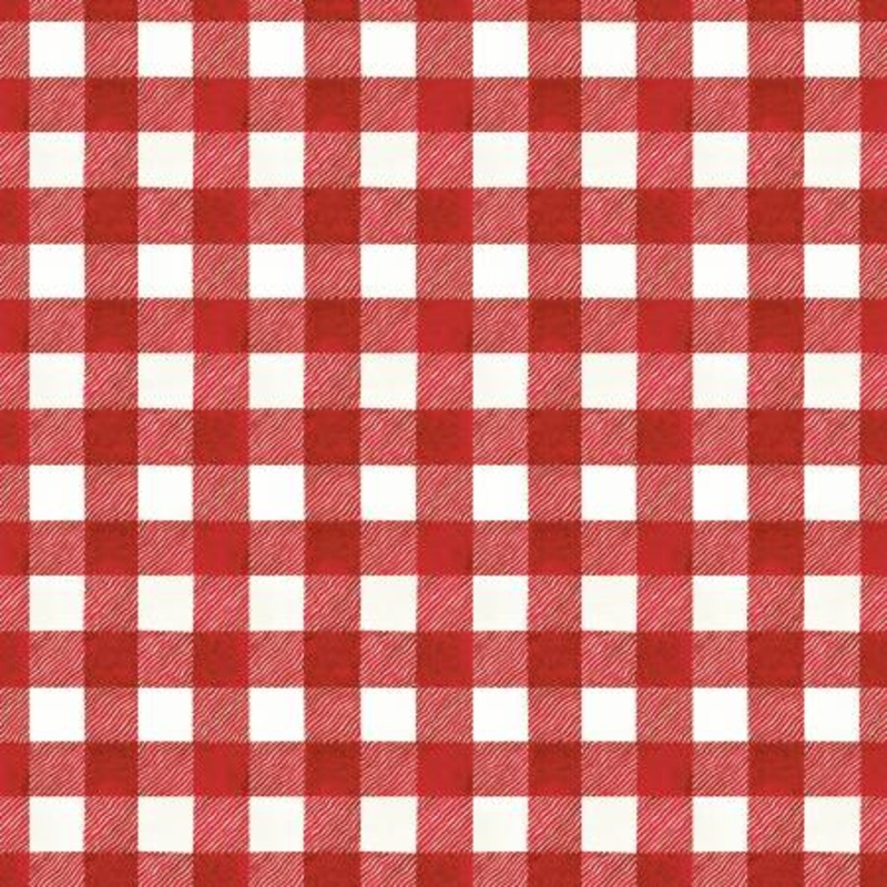 Red Buffalo Plaid 108 Cotton (WB14201R-RED)  Sold in UNITS of  metre