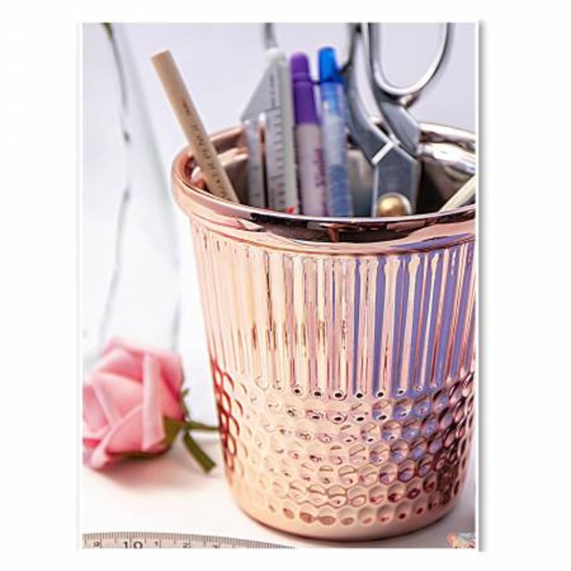 Rose Gold Thimble Craft Container (4910THIMBLE)