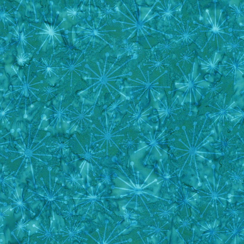 Batik Retro Revival: AEGEAN Fabric (1/2 yd)