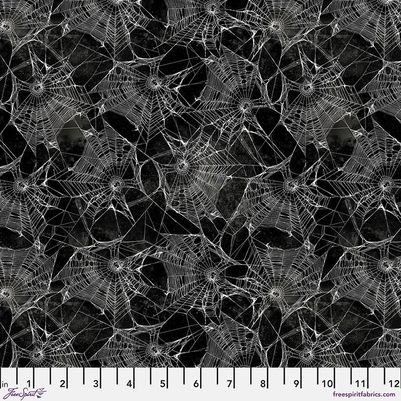 Eclectic Elements Seasonal Palette: HALLOWEEN ENTANGLED Fabric (1/2 yd) by Tim Holtz