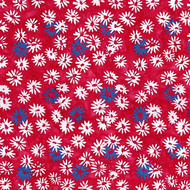 Expressions Batiks - Let Freedom Reign: FIREWORKS Fabric (1/2 yd)